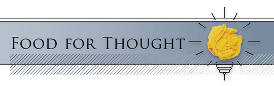 Food for thought graphic